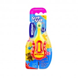 Wisdom Step by Step Kids Toothbrush 0-2 Soft Red-yellow