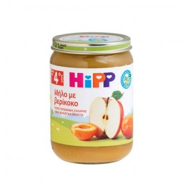 Hipp Φρουτόκρεμα Βιολογικής Καλλιέργειας με Μήλο & Βερίκοκο 190 gr