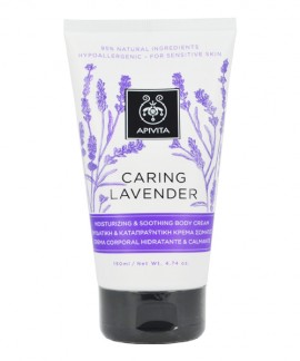 Apivita Caring Lavender, Moisturizing & Soothing Body Cream 150ml