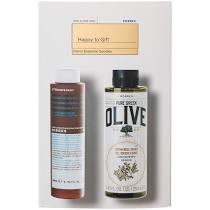 Korres Promo Mens Essential Goodies Shower Gel Olive Cedar 250ml & Aftershave Balm 200ml