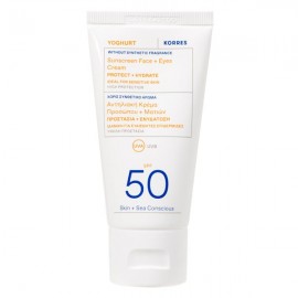 Korres Yoghurt Sunscreen Face & Eyes Cream Spf50 50ml