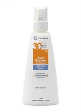 Frezyderm Sun Screen Spray-Anti-Seb SPF 30 150ml