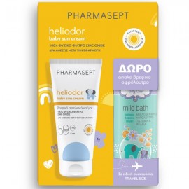 Pharmasept Promo Heliodor Baby Sun Cream SPF50 100ml & Baby Mild Bath 100ml