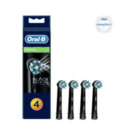 Oral-B Cross Action Black 4 Ανταλλακτικές Κεφαλές