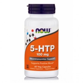 Now 5-HTP 100mg αμινοξύ φυσικής προέλευσης 60 κάψουλες