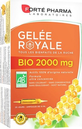 Forté Pharma Organic Royal Jelly 2000mg 20 Αμπούλες x 15ml
