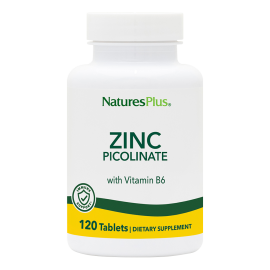 NaturesPlus Zinc Picolinate w/B6 120tabs