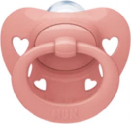 Nuk Signature Silicone Soother 0-6m Pink (10.730.652)