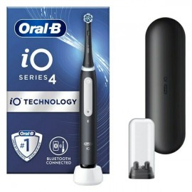 Oral-B iO4 Matt Black Travel Case Electric Toothbrush 1pc