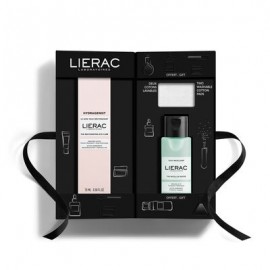 Lierac XMAS Promo Pack with Hydragenist The Rehydrating Eye Care 15ml & Free Micellar Water 50ml & Washable Cotton Pads 2pcs