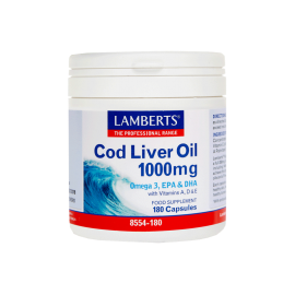 Lamberts Cod Liver Oil 1000mg 180 κάψουλες