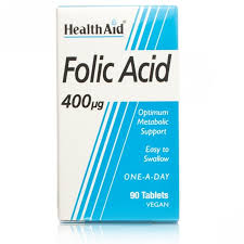 Health Aid Folic Acid 400μg 90tablets