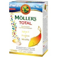 Mollers Total 28caps Ω3 + 28 tabs Βιταμίνες & Μέταλλα