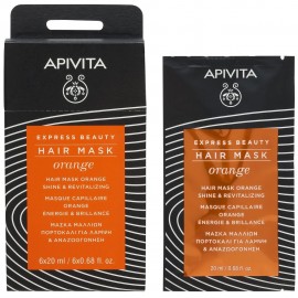 Apivita Express Beauty Hair Mask Orange Shine & Revitalizing 20ml