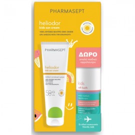 Pharmasept Promo Heliodor Kids Face & Body Sun Cream SPF50 150ml & Kids Soft Bath 100ml
