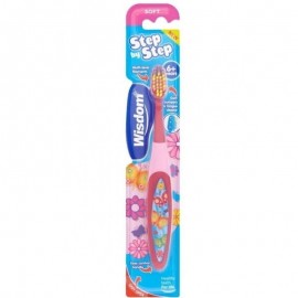 Wisdom Step by Step Kids Toothbrush 6Y+ Pink