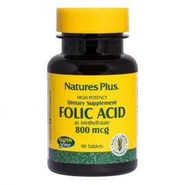 Natures Plus Folic Acid 800mcg 90tabs