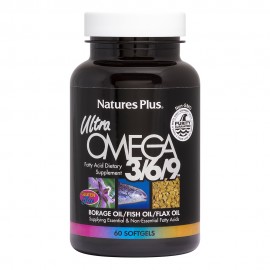 Natures Plus Ultra Omega 3/6/9 60 μαλακές κάψουλες