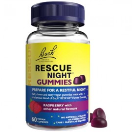 Bach Rescue Night Gummies Raspberry 60vegan gummies