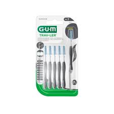 Gum Trav-ler Interdental Brush (1619) 2.6mm Grey 6pcs