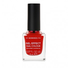 Korres Gel Effect Βερνίκι Νυχιών 48 Coral Red 11ml