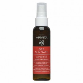 Apivita Bee Sun Safe Hydra Protective Sun Filters Hair Oil With Sunflower & Abyssinian Oil 100ml