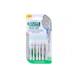 Gum Trav-ler Interdental Brush (1618) Μεσοδόντιο Βουρτσάκι 2.0mm Γκρι Ανοικτό, 6τεμ