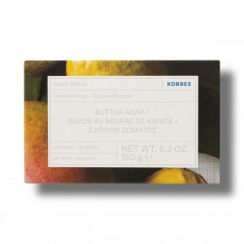 Korres Guava Mango Butter Soap Σαπούνι Βουτύρου Σώματος Γκουάβα & Μάνγκο 150gr