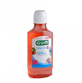 Gum 3022 Junior Rinse 6+ Στοματικό Διάλυμα με Γεύση Φράουλα 300ml