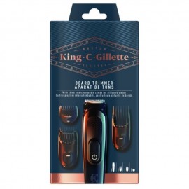 Gillette King C Beard Trimmer Ξυριστική Μηχανή Προσώπου Επαναφορτιζόμενη 1τεμάχιο