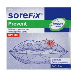 Sorefix Prevent Βάλσαμο Χειλιών για τον Επιχείλιο Έρπη 8ml