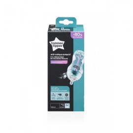 Tommee Tippee Πλαστικό Μπιμπερό Anti-Colic με Θηλή Σιλικόνης 3m+ 340ml