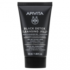 Apivita Black Detox Cleansing Jelly Face & Eyes 50ml