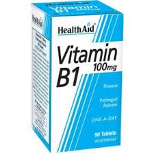 HealthAid Vitamin B1 100mg 90tablets