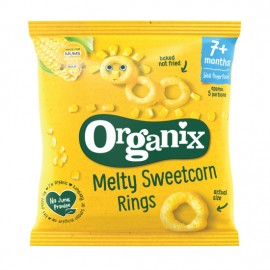 Organix Melty Sweetcorn Rings από 7μηνών  20gr