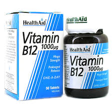 Health Aid Vitamin B12 1000μg 50tablets