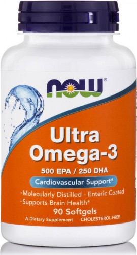 Now Ultra Omega-3 Fish Oil 90 μαλακές κάψουλες