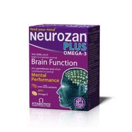 Vitabiotics Neurozan Plus Omega- 3 28 δισκία & 28 κάψουλες