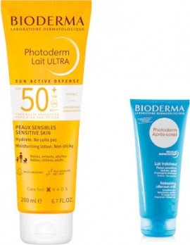 Bioderma Promo Photoderm Lait Ultra SPF50+  200ml & Δώρο Photoderm Apres-Soleil 100ml