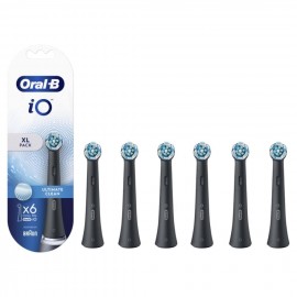 Oral-B Ανταλλακτικές Κεφαλές iO Ultimate Clean Black 6τμχ