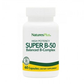 NaturesPlus Super B-50 60 φυτικές κάψουλες