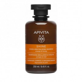 Apivita Shine & Revitilizing Shampoo with Orange & Honey 250ml