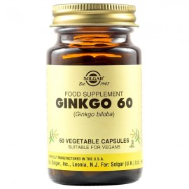 Solgar Ginkgo 60 (Ginkgo Biloba 60mg) 60vegicaps