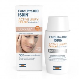 Isdin Active Unify Fusion Fluid Color - Αντηλιακό Προσώπου SPF50+ 50ml