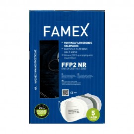 Famex Mask Μάσκες Υψηλής Προστασίας Μπλε FFP2 NR 10τμχ
