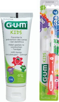 Gum  Kids Toothpaste Strawberry 3Years+ 50ml+ Gift Toothbrush Pink