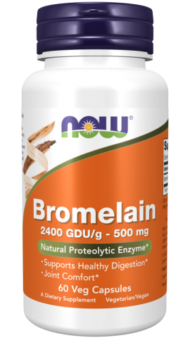 Now Bromelain 500mg 60caps