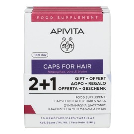 Apivita Promo 2+1 FREE Caps For Hair 3x30caps