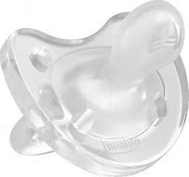 Chicco Physio Soft Silicone Orthodontic Physio Soother 6-16Months Transparent