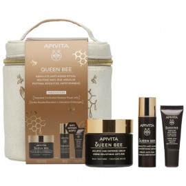 Apivita Promo Queen Bee Absolute Anti Aging & Regenerating Light Cream 50ml & Anti-Aging Serum 10ml & Anti-Aging Eye Cream 5ml